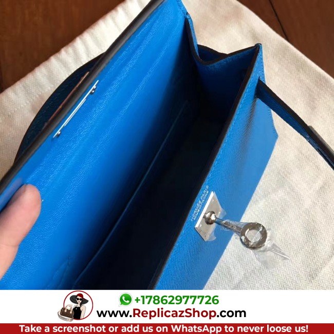 Hermes Mykonos Epsom Kelly Mini II 20cm Lushentic AAAAA Grade Replica (Copy) - Image 7