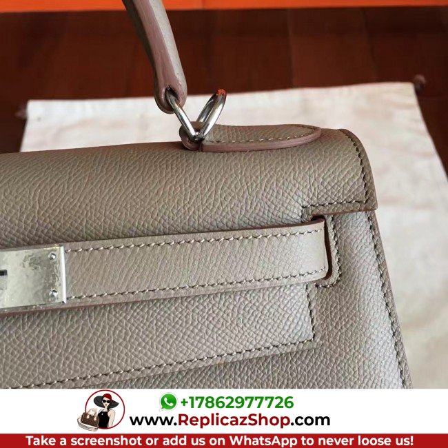 Hermes Etoupe Epsom Kelly 32cm Sellier Lushentic AAAAA Grade Replica - Image 6