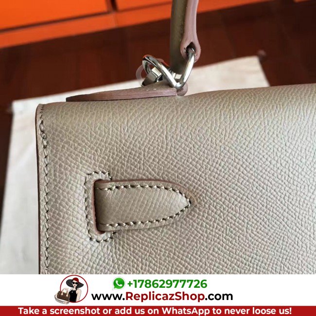 Hermes Etoupe Epsom Kelly 32cm Sellier Lushentic AAAAA Grade Replica - Image 7