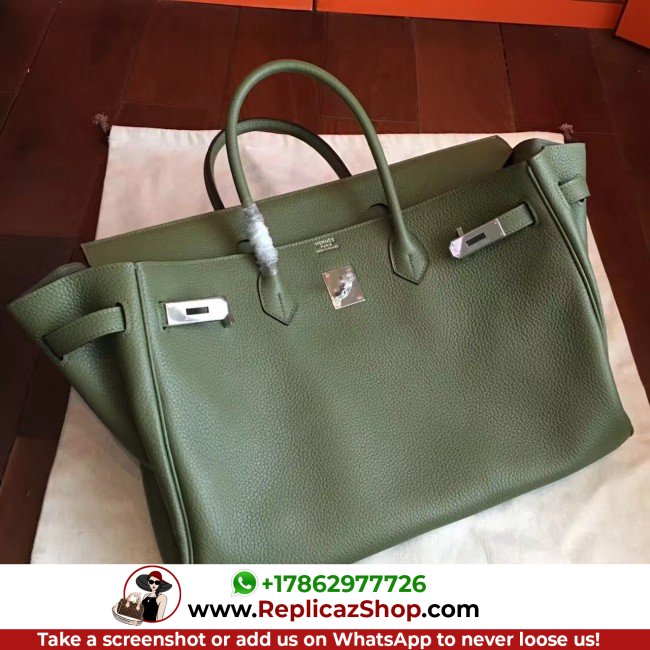 Hermes Canopee Clemence Birkin 40cm Lushentic AAAAA Grade Replica - Image 9