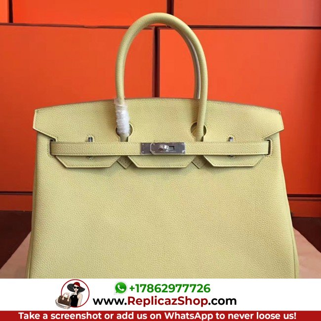 Hermes Curry Clemence Birkin 35cm Lushentic AAAAA Grade Replica