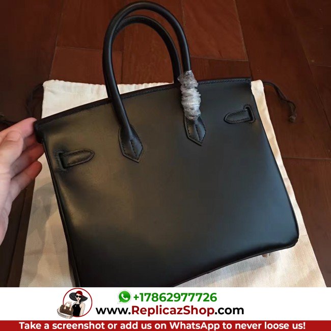 Hermes Black Box Birkin 25cm Lushentic Grade Replica - Image 4