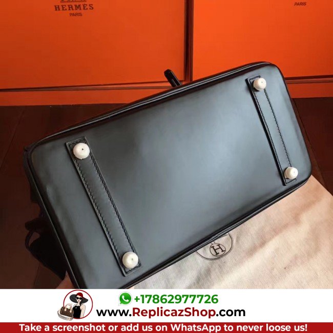 Hermes Black Box Birkin 25cm Lushentic Grade Replica - Image 5