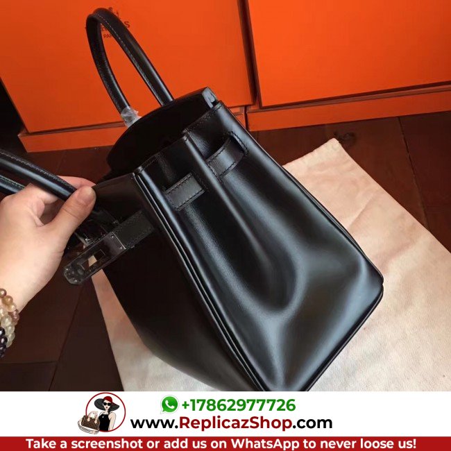 Hermes Black Box Birkin 25cm Lushentic Grade Replica - Image 2