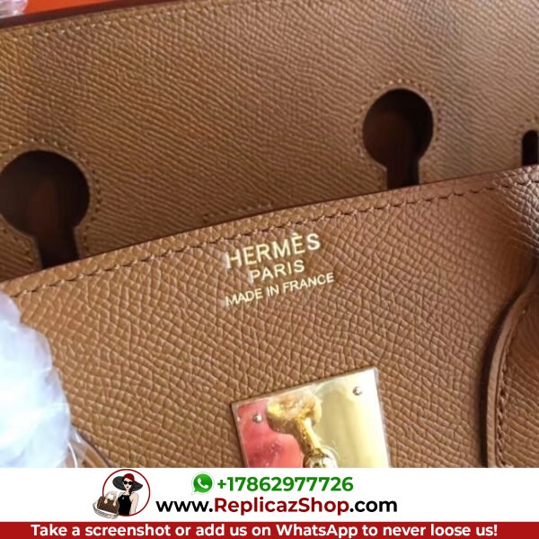 Hermes Brown Epsom Birkin 35cm Lushentic AAAAA Grade Replica - Image 4