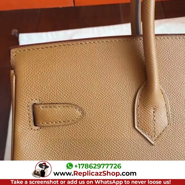Hermes Brown Epsom Birkin 35cm Lushentic AAAAA Grade Replica - Image 7