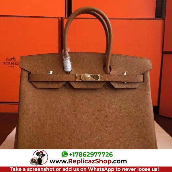 Hermes Brown Epsom Birkin 35cm Lushentic AAAAA Grade Replica