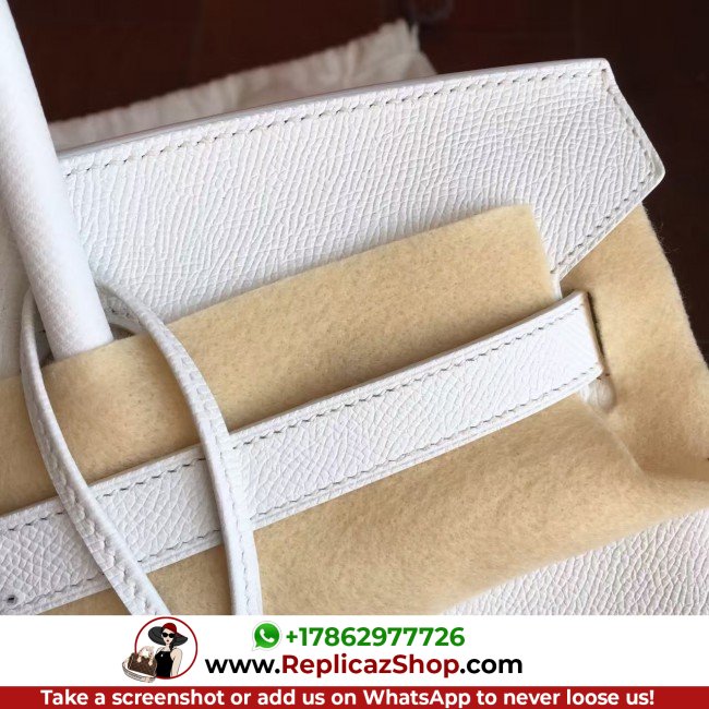 Hermes White Epsom Birkin 35cm Lushentic AAAAA Grade Replica - Image 7