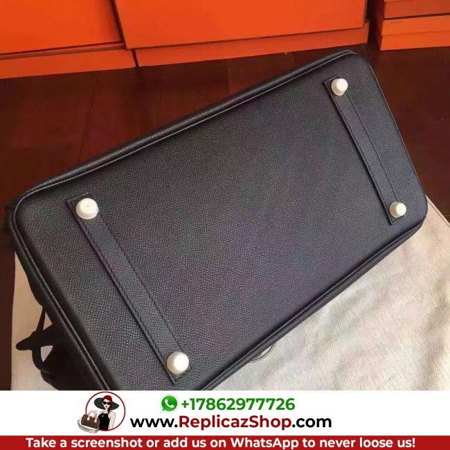 Hermes Black Epsom Birkin 35cm Lushentic AAAAA Grade Replica - Image 5