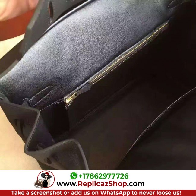 Hermes Black Epsom Birkin 35cm Lushentic AAAAA Grade Replica - Image 7