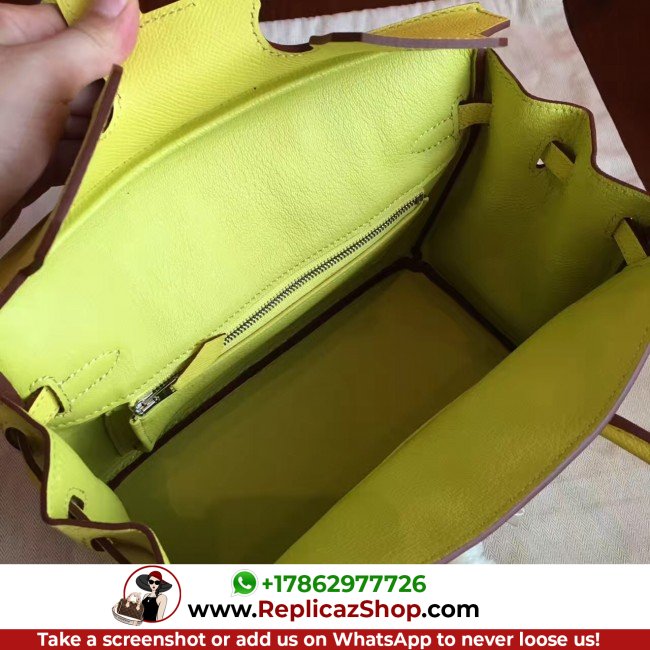 Hermes Soufre Epsom Birkin 25cm Lushentic Grade Replica - Image 4