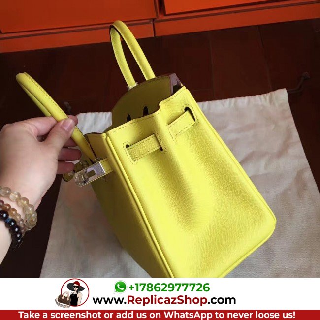 Hermes Soufre Epsom Birkin 25cm Lushentic Grade Replica - Image 2