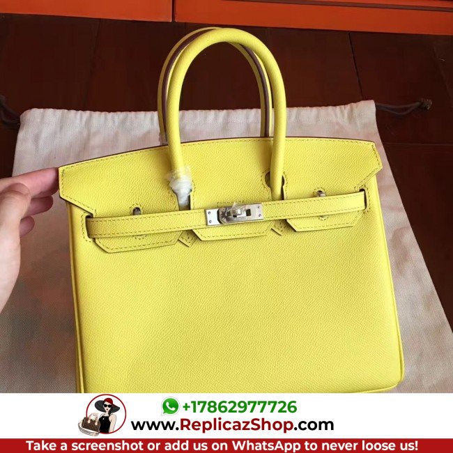 Hermes Soufre Epsom Birkin 25cm Lushentic Grade Replica