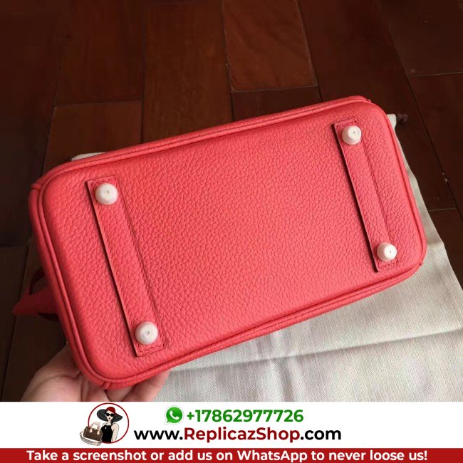 Hermes Bougainvillier Clemence Birkin 25cm Lushentic AAAAA Grade Replica - Image 4