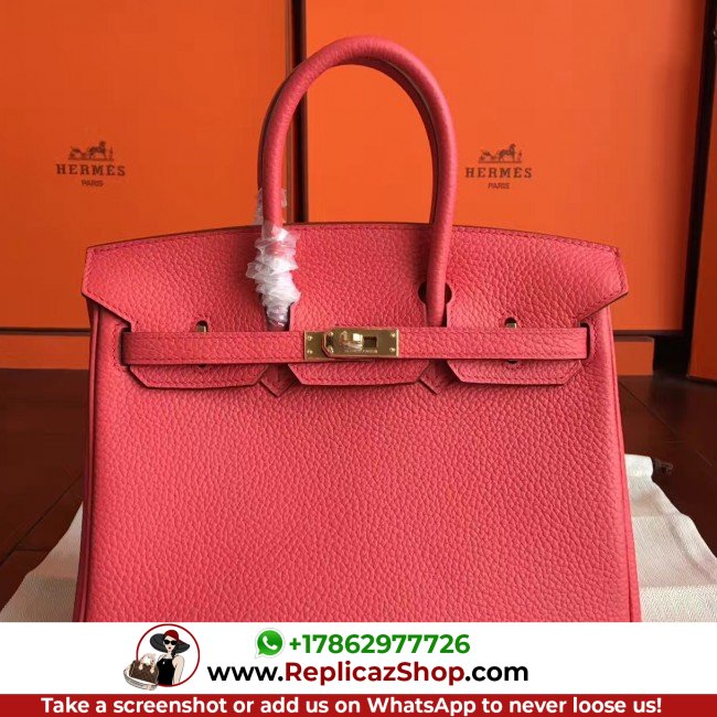 Hermes Bougainvillier Clemence Birkin 25cm Lushentic AAAAA Grade Replica - Image 5