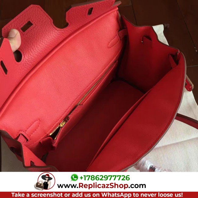Hermes Bougainvillier Clemence Birkin 25cm Lushentic AAAAA Grade Replica - Image 6