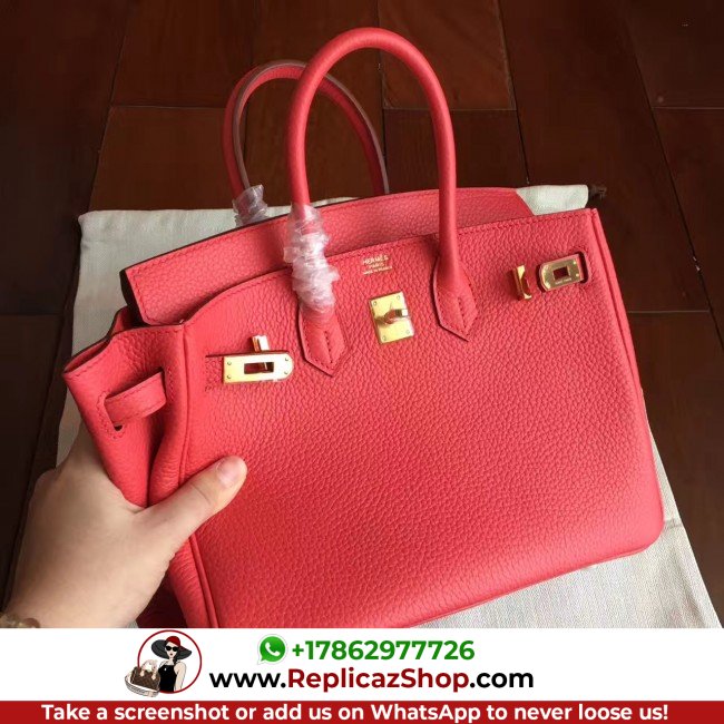 Hermes Bougainvillier Clemence Birkin 25cm Lushentic AAAAA Grade Replica - Image 10