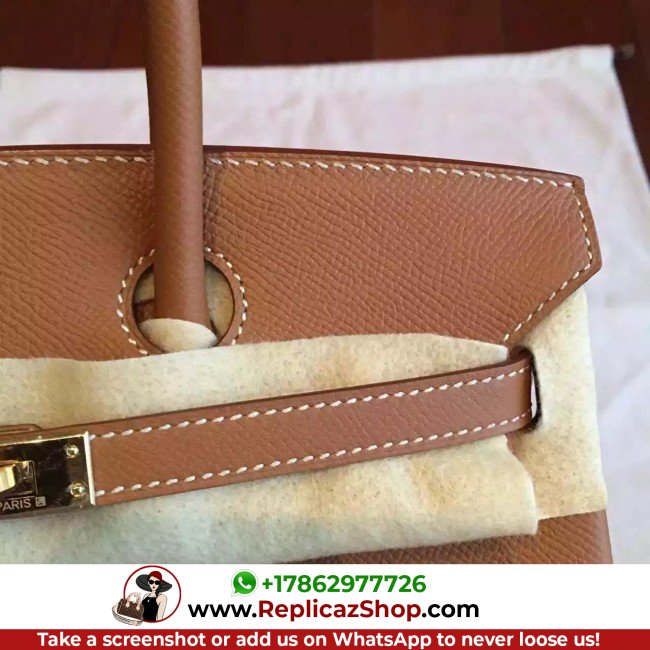 Hermes Brown Epsom Birkin 25cm Lushentic AAAAA Grade Replica - Image 4