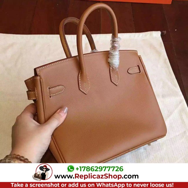 Hermes Brown Epsom Birkin 25cm Lushentic AAAAA Grade Replica - Image 7