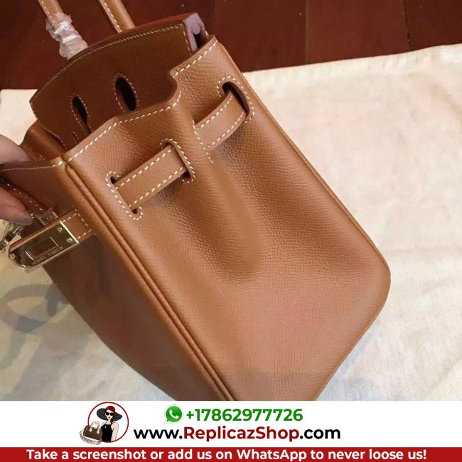 Hermes Brown Epsom Birkin 25cm Lushentic AAAAA Grade Replica - Image 8