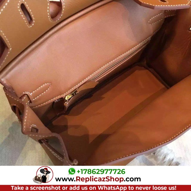 Hermes Brown Epsom Birkin 25cm Lushentic AAAAA Grade Replica - Image 10
