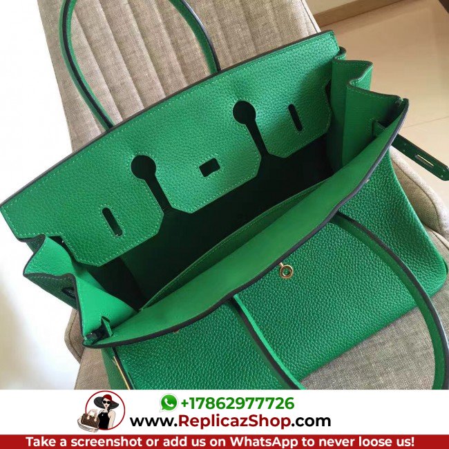 Hermes Bamboo Clemence Birkin 30cm Lushentic AAAAA Grade Replica - Image 4