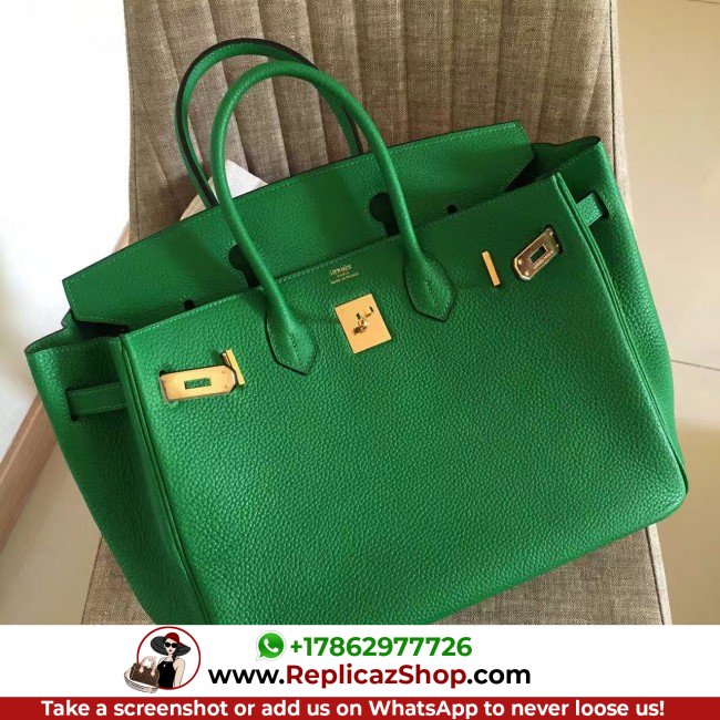 Hermes Bamboo Clemence Birkin 30cm Lushentic AAAAA Grade Replica - Image 5