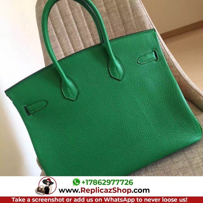 Hermes Bamboo Clemence Birkin 30cm Lushentic AAAAA Grade Replica - Image 6
