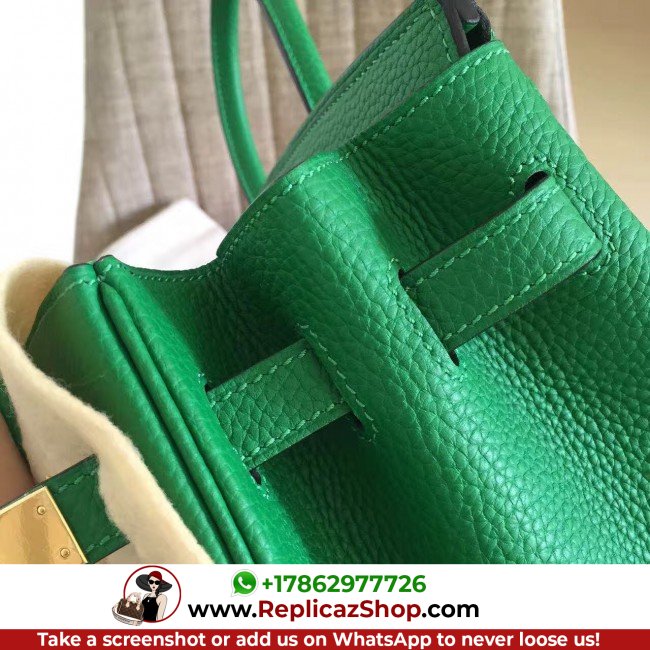Hermes Bamboo Clemence Birkin 30cm Lushentic AAAAA Grade Replica - Image 8