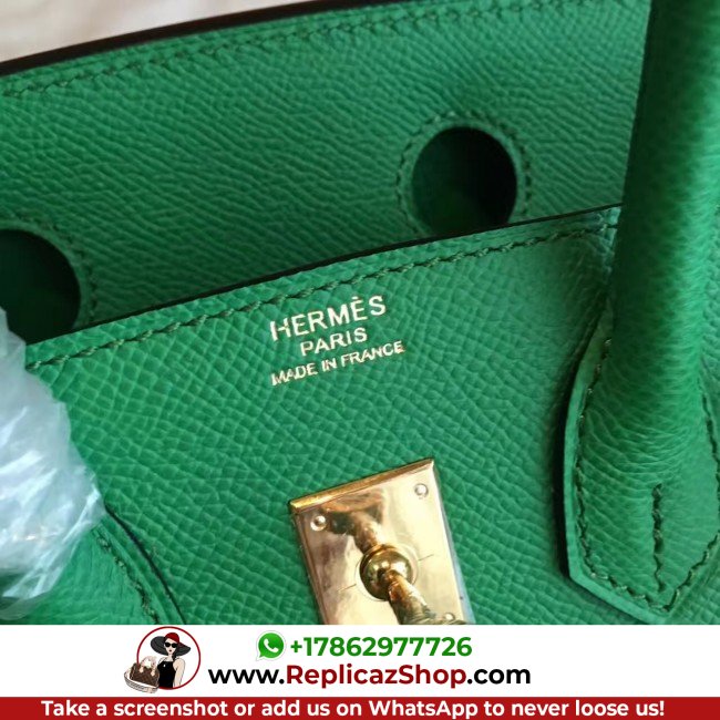 Hermes Bamboo Epsom Birkin 25cm Lushentic Grade Replica - Image 6