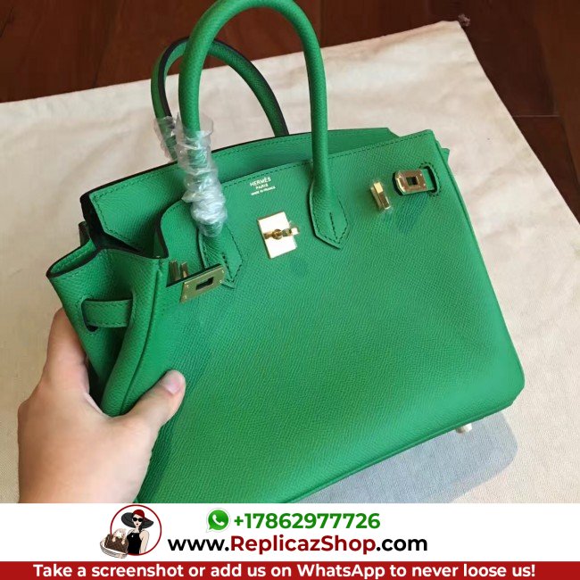 Hermes Bamboo Epsom Birkin 25cm Lushentic Grade Replica - Image 7
