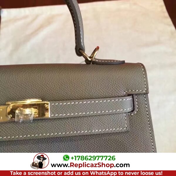 Hermes Etoupe Epsom Kelly Sellier 28cm Lushentic AAAAA Grade Replica - Image 3