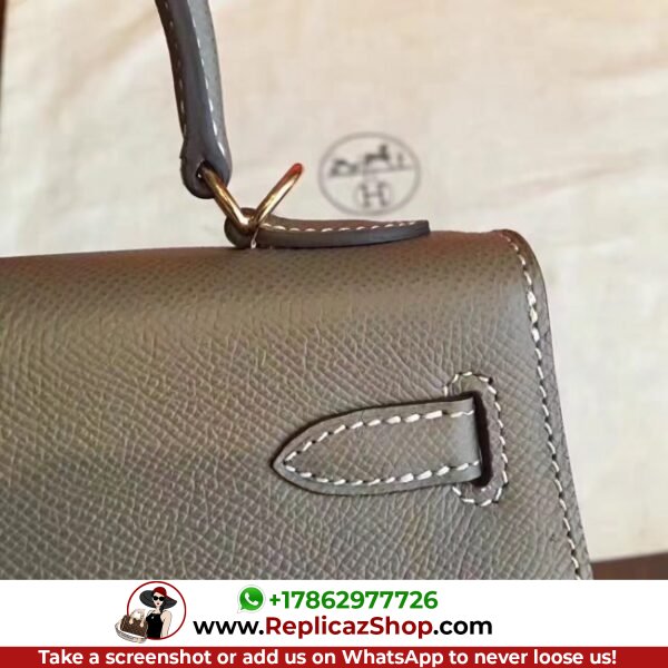Hermes Etoupe Epsom Kelly Sellier 28cm Lushentic AAAAA Grade Replica - Image 7