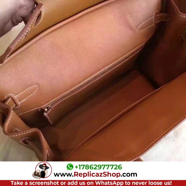 Hermes Gold Epsom Birkin 30cm Lushentic AAAAA Grade Replica - Image 10