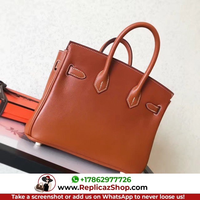 Hermes Gold Swift Birkin 30cm Lushentic AAAAA Grade Replica - Image 6