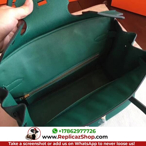 Hermes Malachite Epsom Birkin 30cm Lushentic AAAAA Grade Replica - Image 2