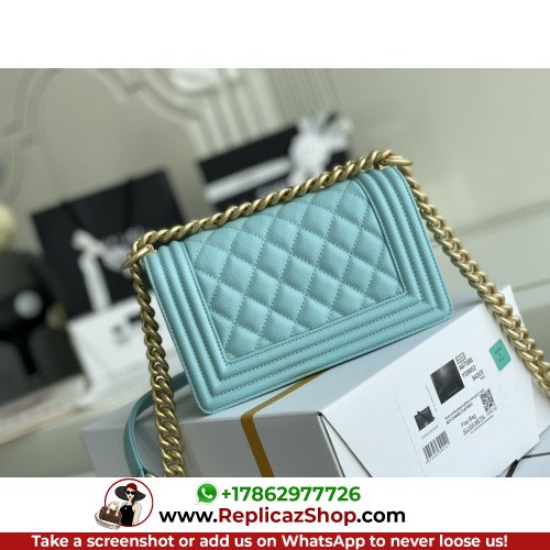 Chanel Boy Bag Caviar 20cm Small Lushentic AAAAA grade replica - Image 2