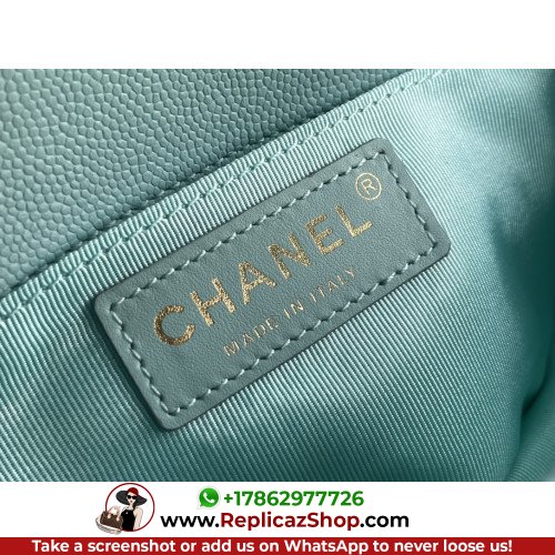 Chanel Boy Bag Caviar 20cm Small Lushentic AAAAA grade replica - Image 5