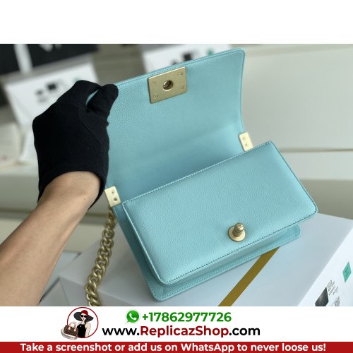 Chanel Boy Bag Caviar 20cm Small Lushentic AAAAA grade replica - Image 6