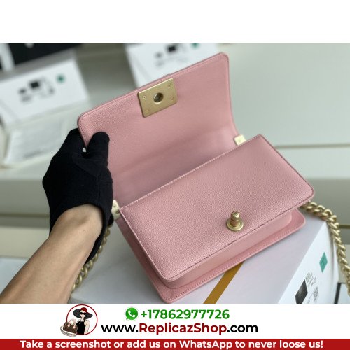 Chanel Boy Bag Caviar 20cm Small Lushentic AAAAA grade replica - Image 5