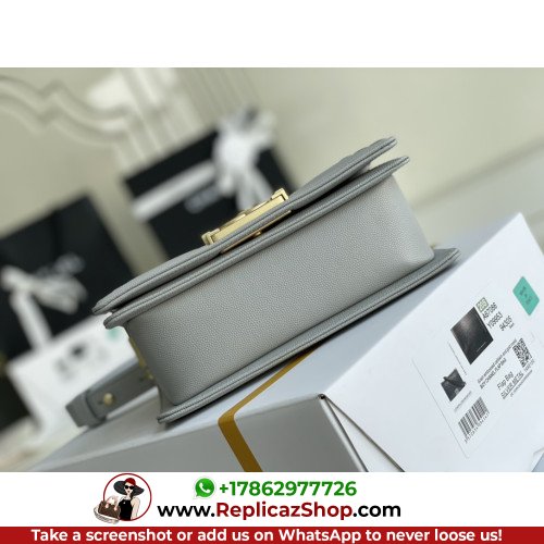 Chanel Boy Bag Caviar 20cm Small Lushentic AAAAA grade replica - Image 2