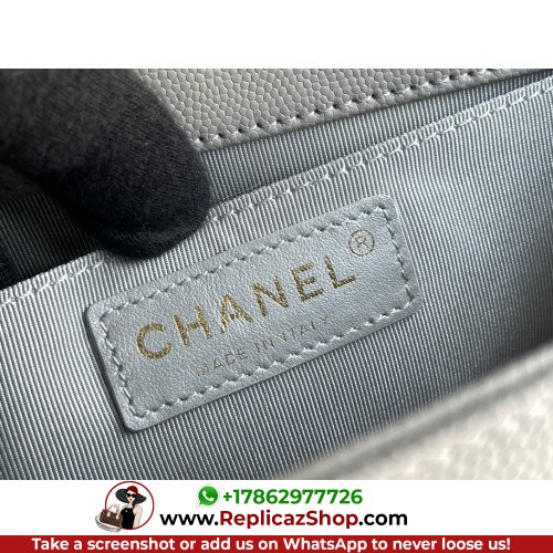 Chanel Boy Bag Caviar 20cm Small Lushentic AAAAA grade replica - Image 8