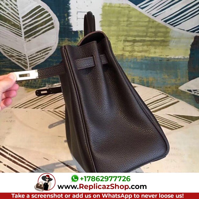 Hermes Cafe Clemence Kelly 35cm Lushentic AAAAA Grade Replica - Image 7