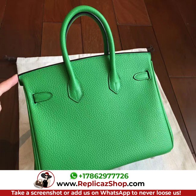 Hermes Bamboo Clemence Birkin 25cm Lushentic Grade Replica - Image 6