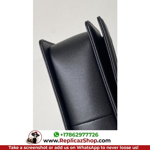 Chanel Boy Bag Caviar 25cm Medium Lushentic AAAAA grade replica - Image 10